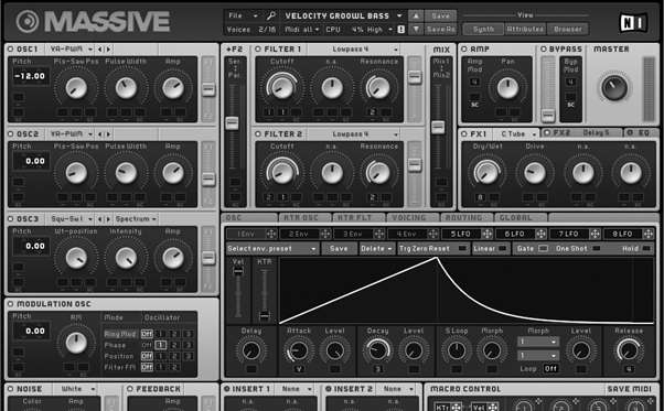 New sounds for NI Massive - digital and analog patches