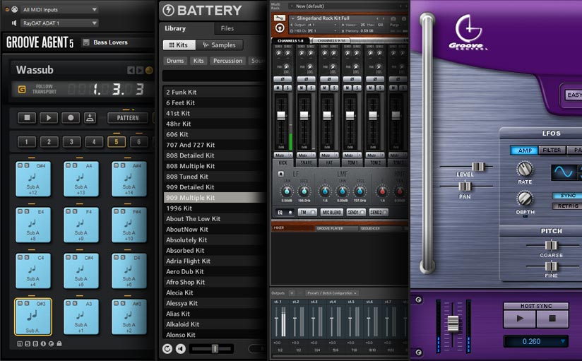 layer samples in native instruments battery 4 cell